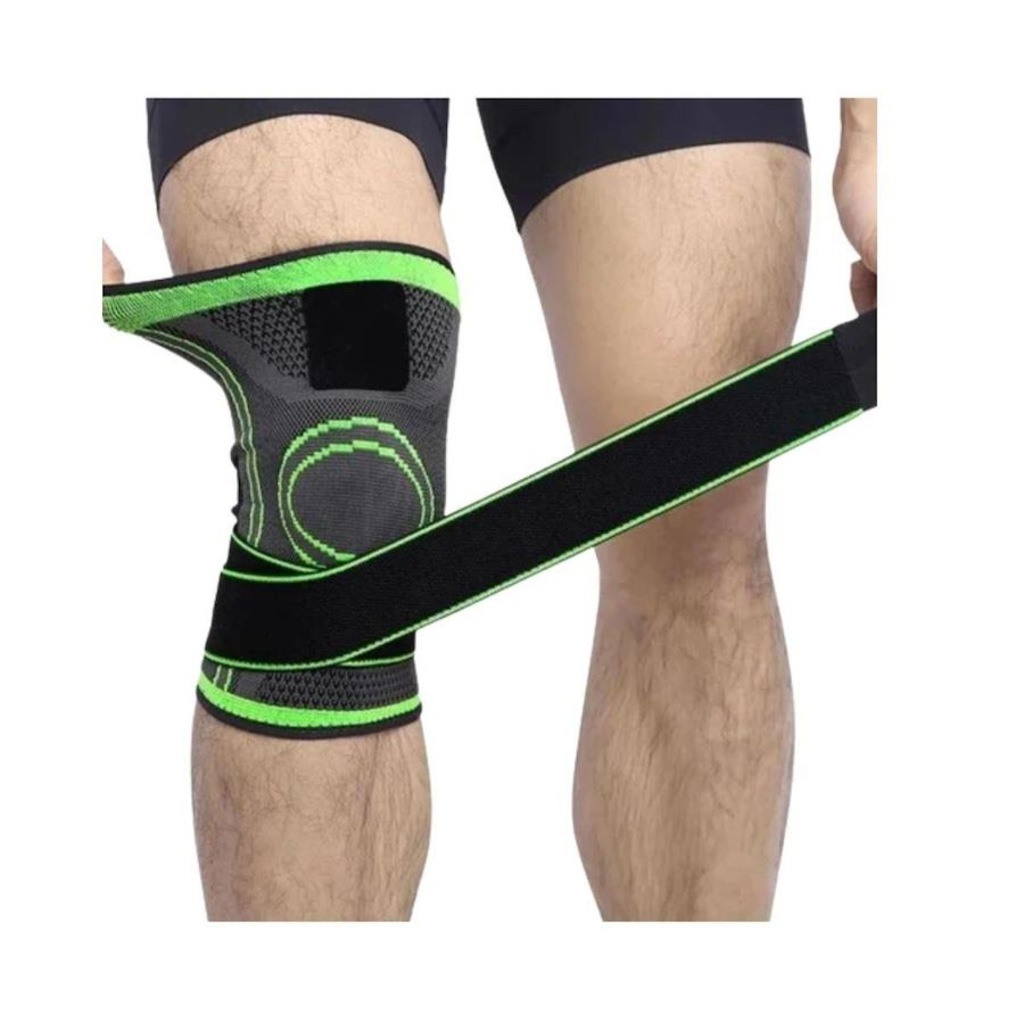 Joelheira Ortopédica Ajustável Articulada de Compressão e Proteção Patelar Tensor Joelho Fitness - Foto 1