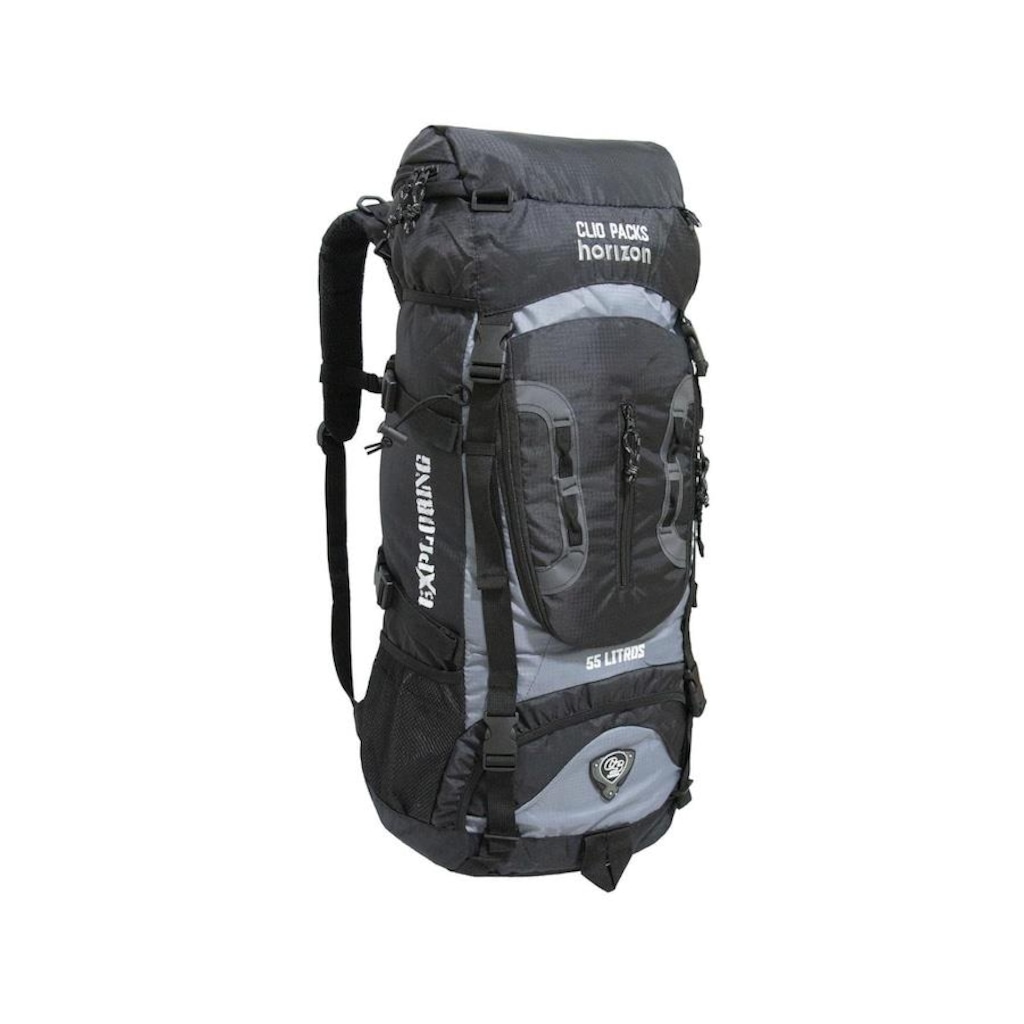 Mochila de Camping Clio Trilha Mochilão Resistente - 55 Litros - Foto 1