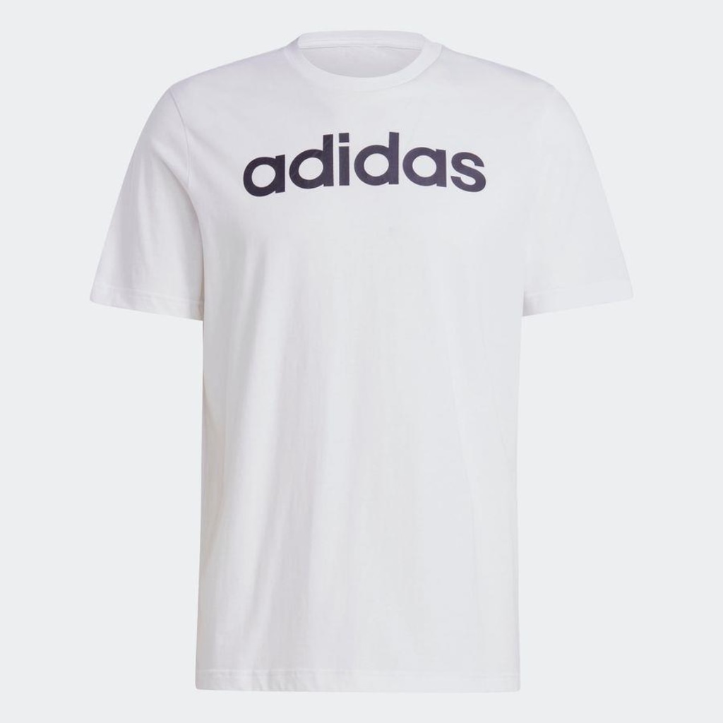 Camiseta Masculina adidas Manga Curta Logo Linear - Foto 3