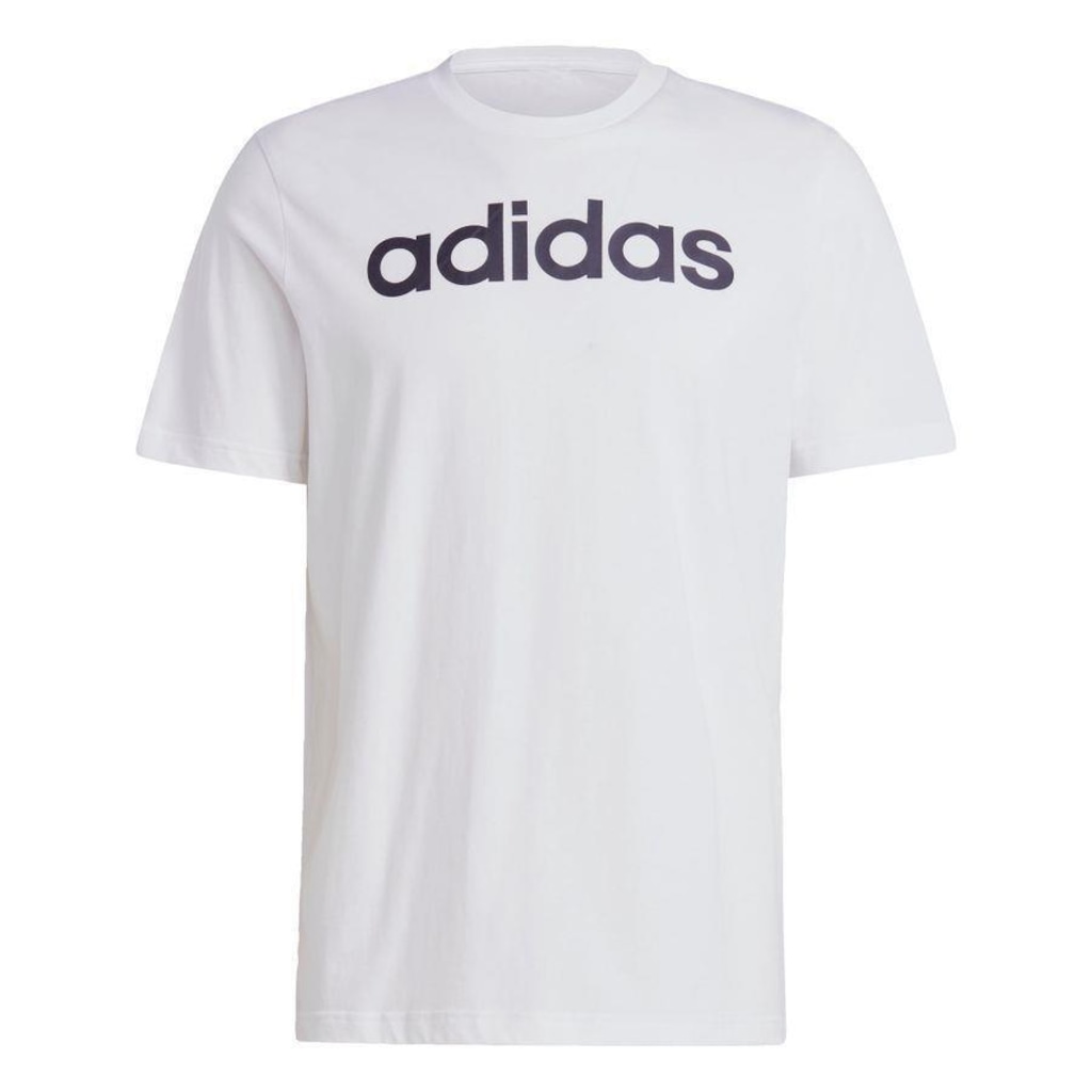Camiseta Masculina adidas Manga Curta Logo Linear - Foto 1
