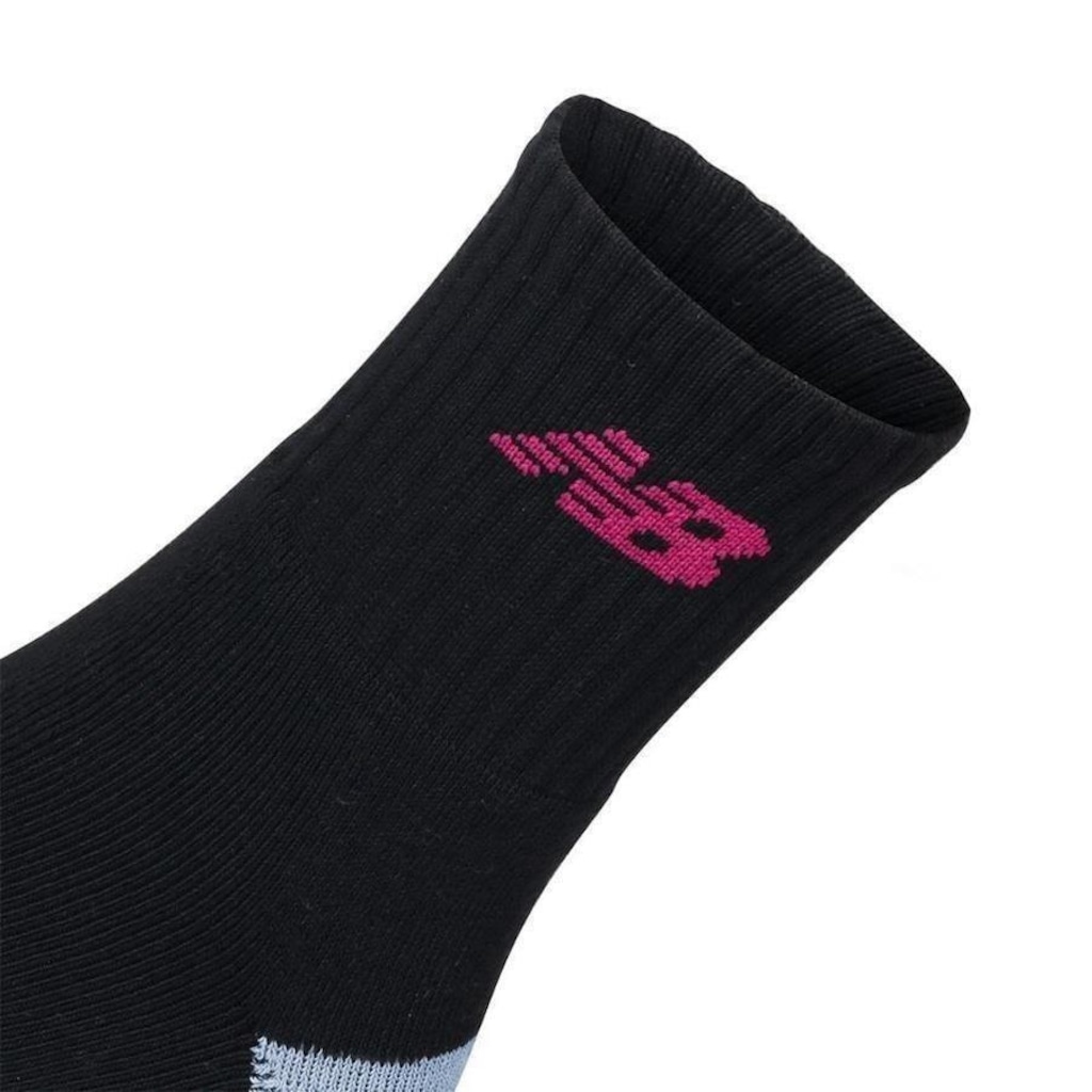 Imagem 2 do produto Kit Meias New Balance Lifestyle com 3 pares - 33 a 36 - Infantil