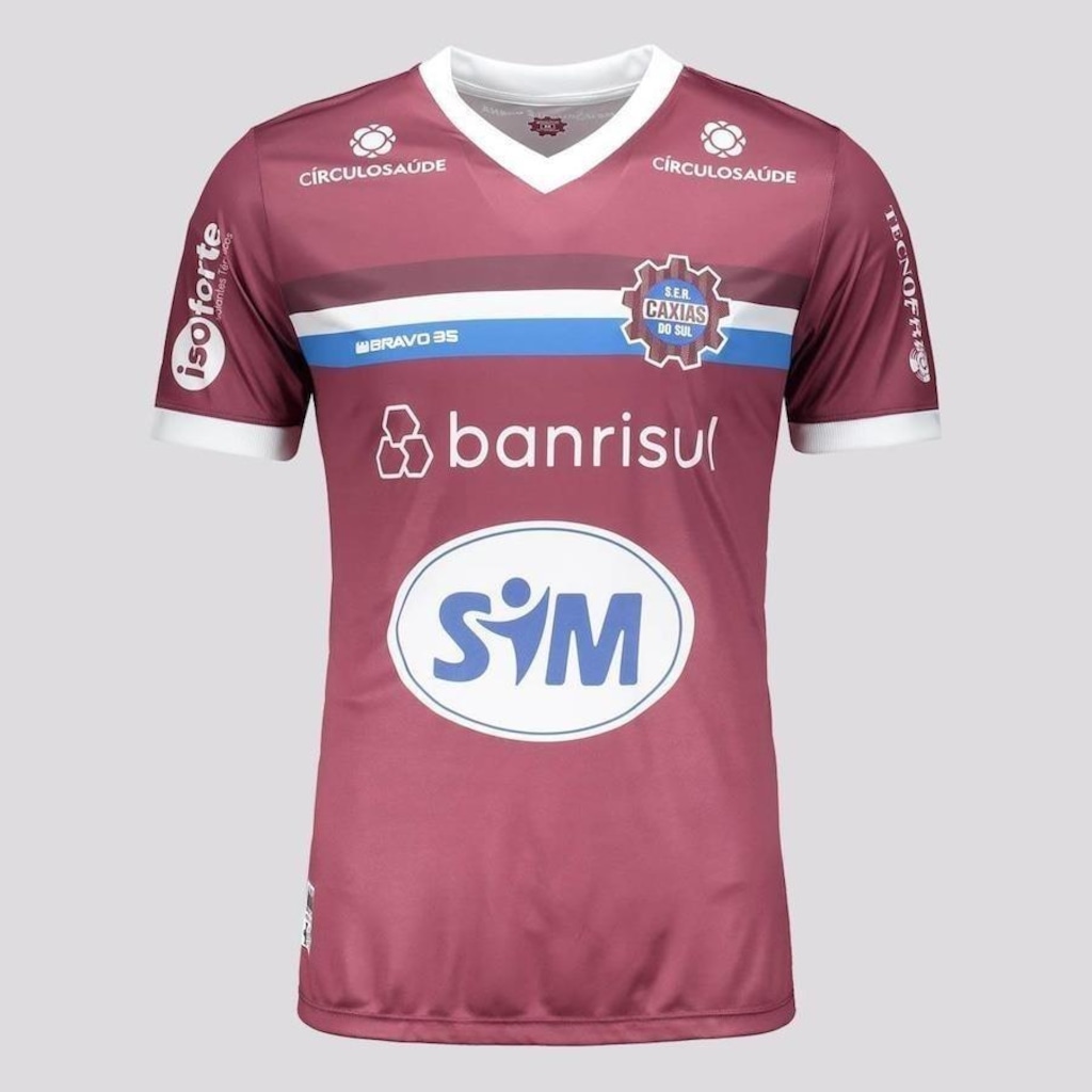 Camisa do Caxias do Sul I 2023 Bravo35 - Masculina - Foto 1