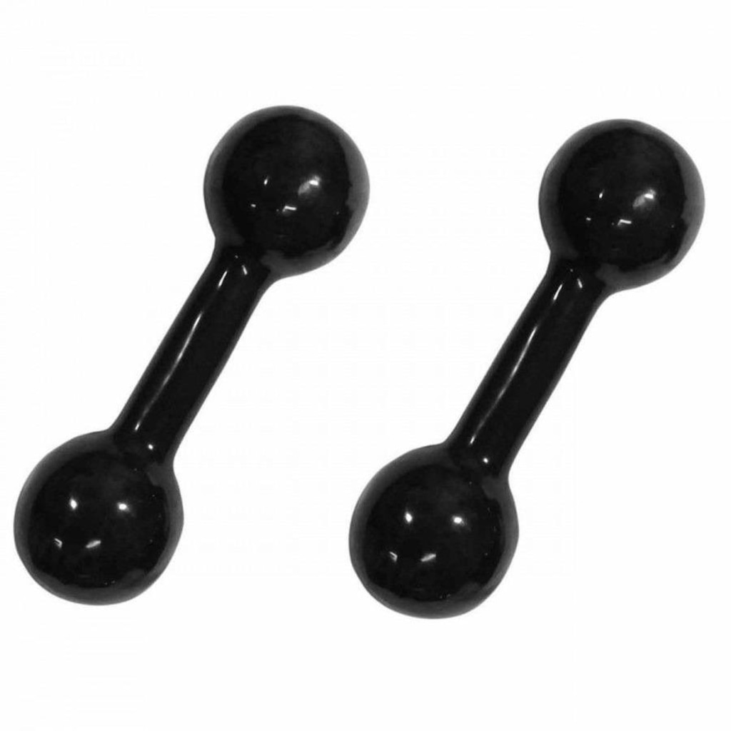 Par de Halteres Nova Era Emborrachado - 8Kg