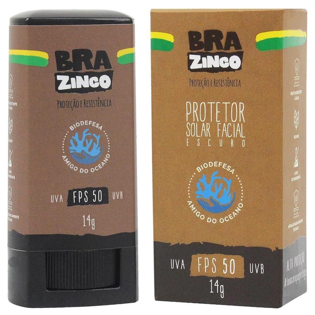 Protetor Solar Facial Brazinco FPS 50