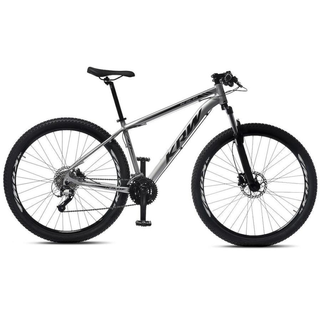 Bicicleta Aro 29 KRW  S41 Alumínio - Câmbio Shimano - Freio a Disco hidráulico - 24V - Adulto