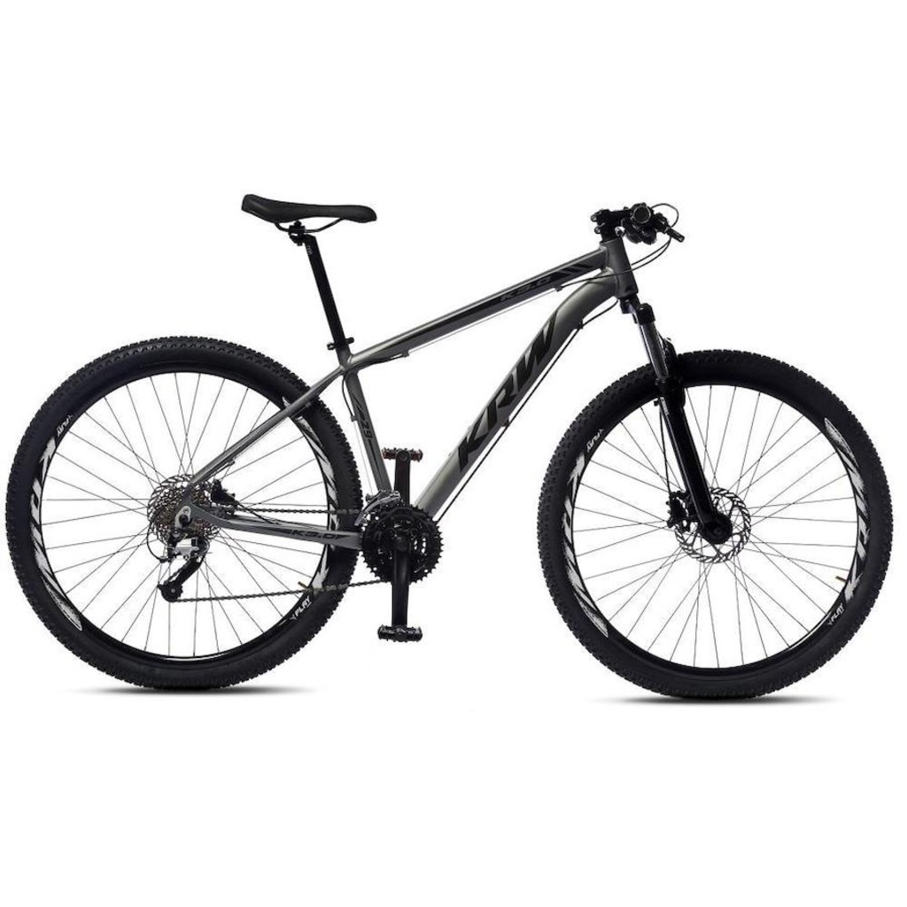 Bicicleta Aro 29 KRW R2 Alumínio - Freio Hidráulico - Câmbio Sunrun Yamada - 24 Velocidades - Unissex