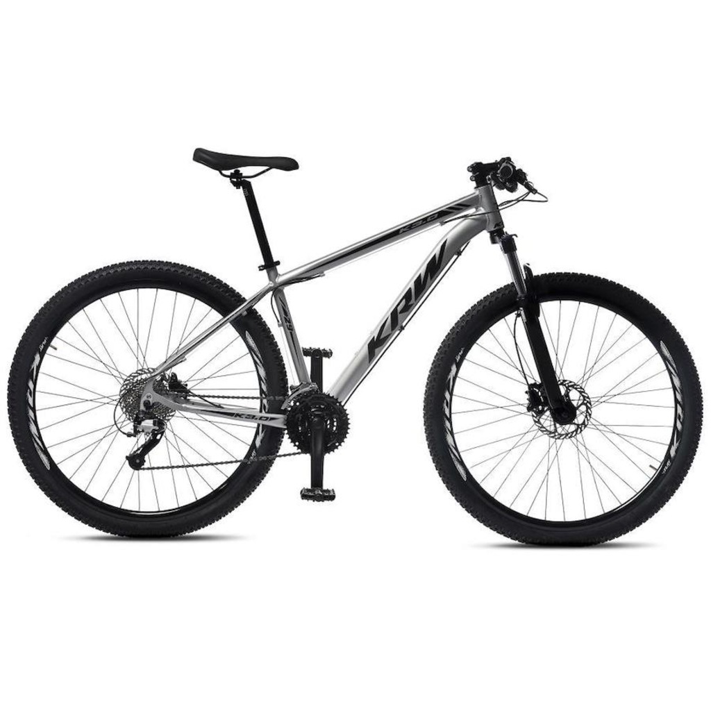 Bicicleta Aro 29 KRW R4 Alumínio - Freio a Disco Hidráulico e Trava - Câmbio Sunrun - 27 Velocidades - Unissex