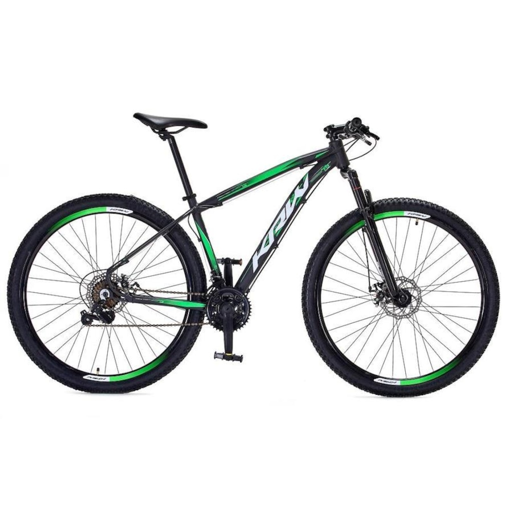 Bicicleta KRW SX31 Traction Alumínio - Aro 29 - Freio a Disco - Câmbio Importado - 24 Velocidades - Unissex