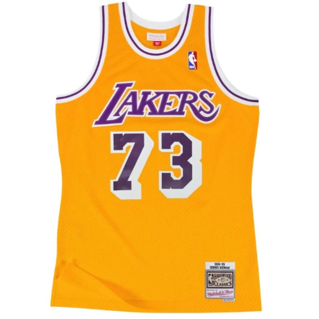 Camiseta Regata Mitchell & Ness NBA Dennis Rodman Los Angeles Lakers - Unissex - Foto 1