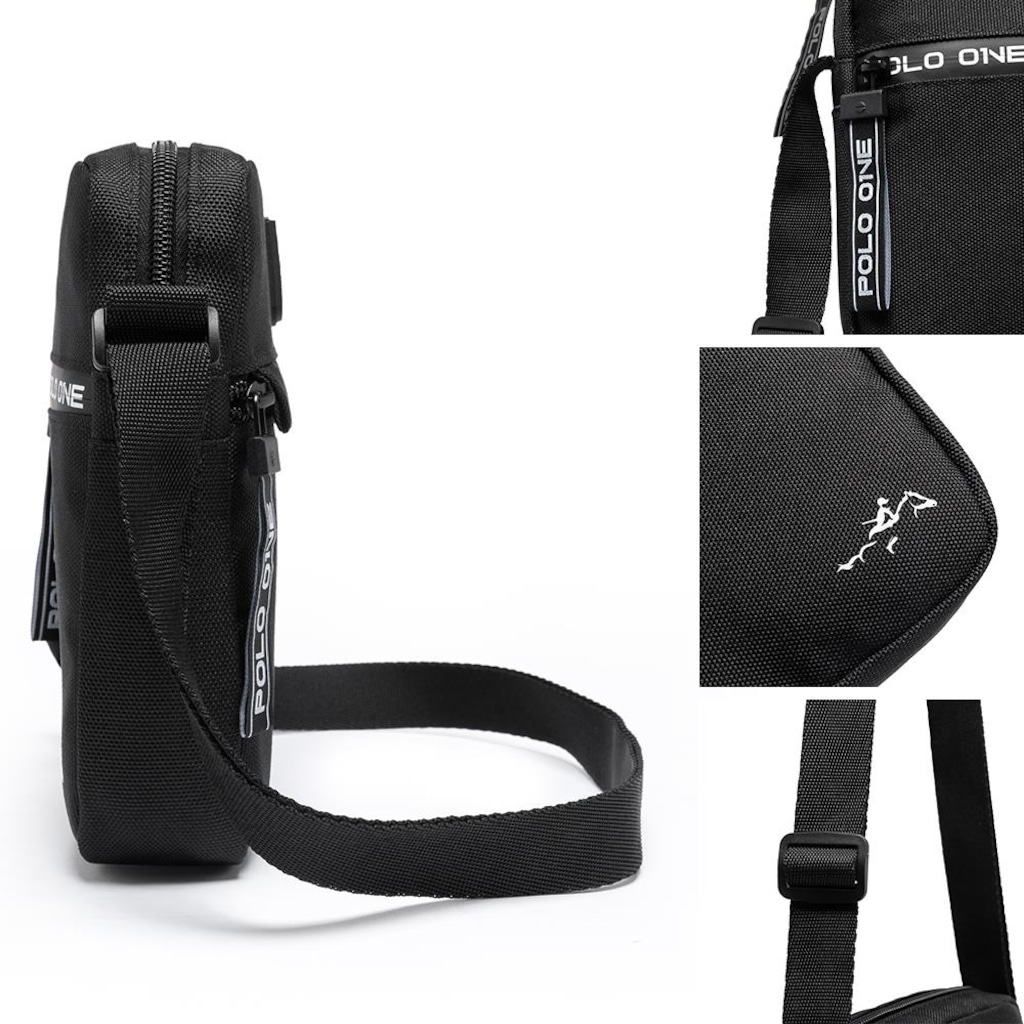 Shoulder Bag Polo One Resistente Reforçada Moderna - Foto 3