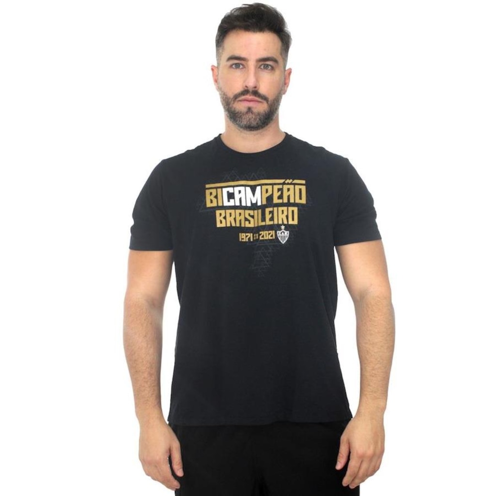 Camiseta do Atlético Mineiro Campeão Brasileiro Braziline - Masculina