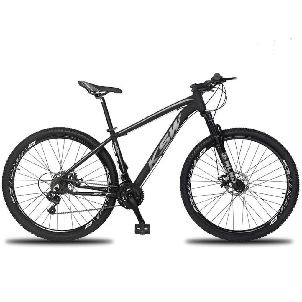 Bicicleta Aro 29 KSW XLT MTB Aluminio - Freio a Disco - Câmbios Shimano - 24V - Adulto - Foto 3