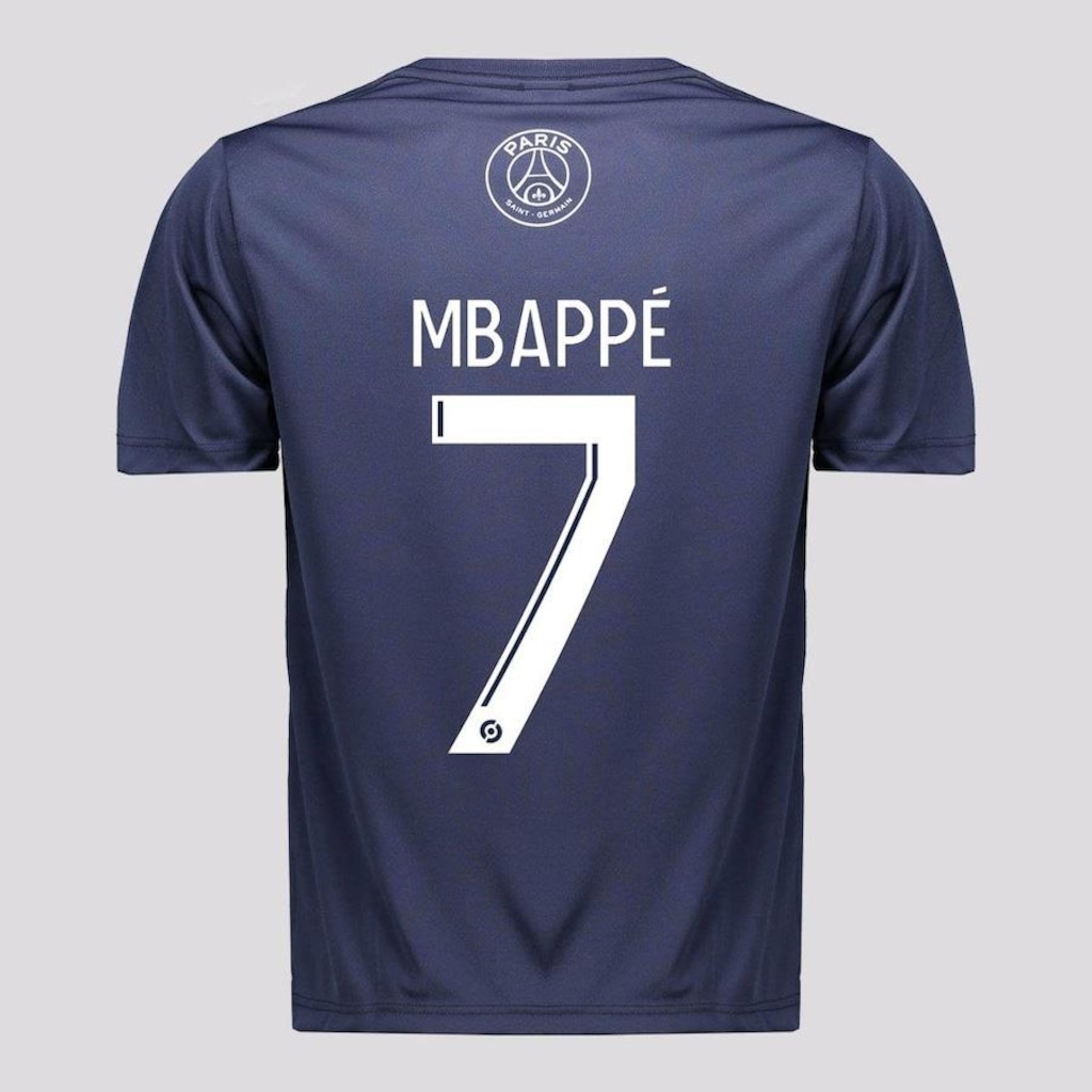 Imagem 2 do produto Camisa PSG Chalk 7 Mbappe Futfanatics - Infantil