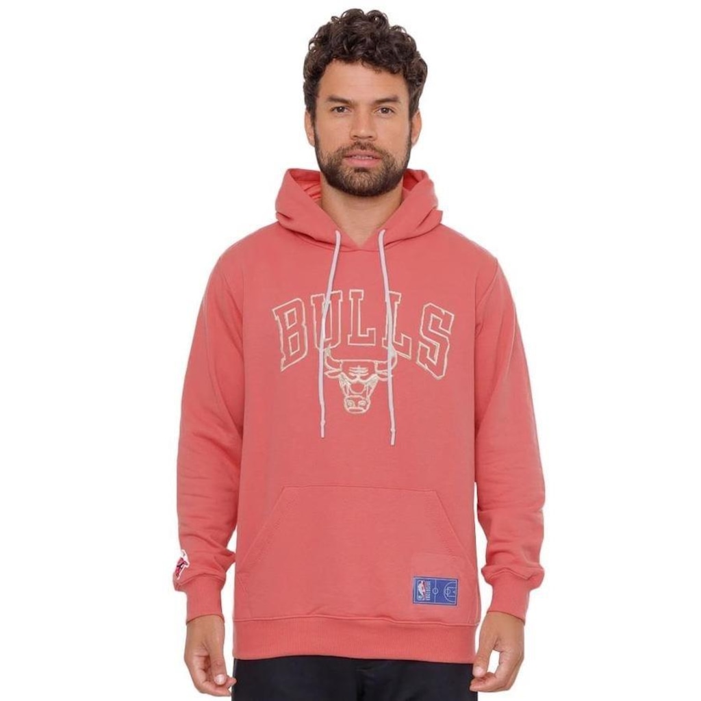 Blusão De Blusão De Moletom Com Capuz NBA College Do Chicago Bulls - Masculino