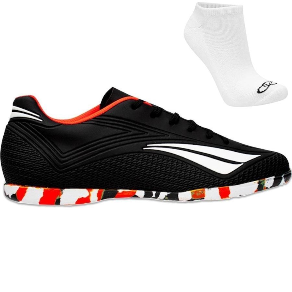 Kit Chuteira de Futsal Penalty Fúria + Meias - Adulto