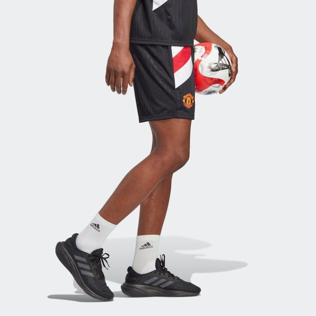 Bermuda do Manchester United Icon adidas - Masculina - Foto 1