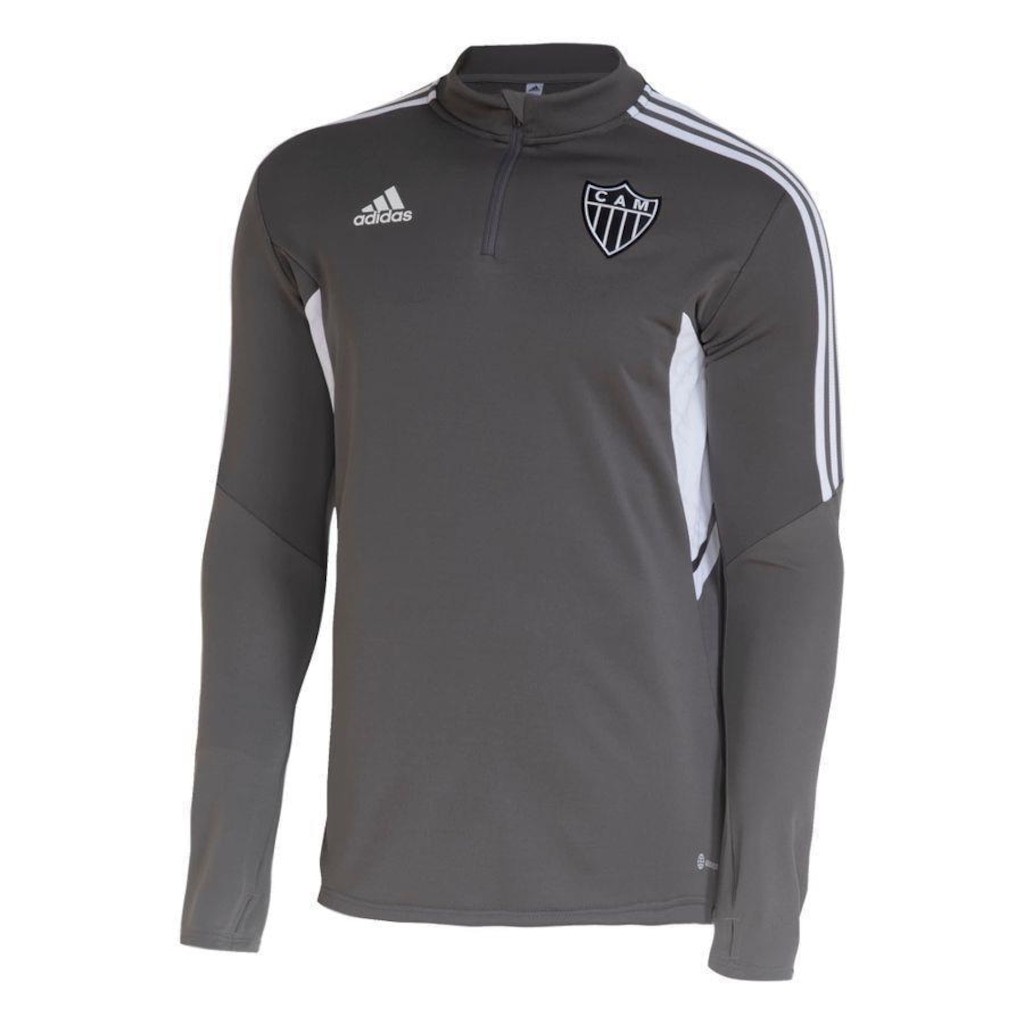 Jaqueta de Moletom do Atlético Mineiro adidas Treino Atletas - Masculina - Foto 1