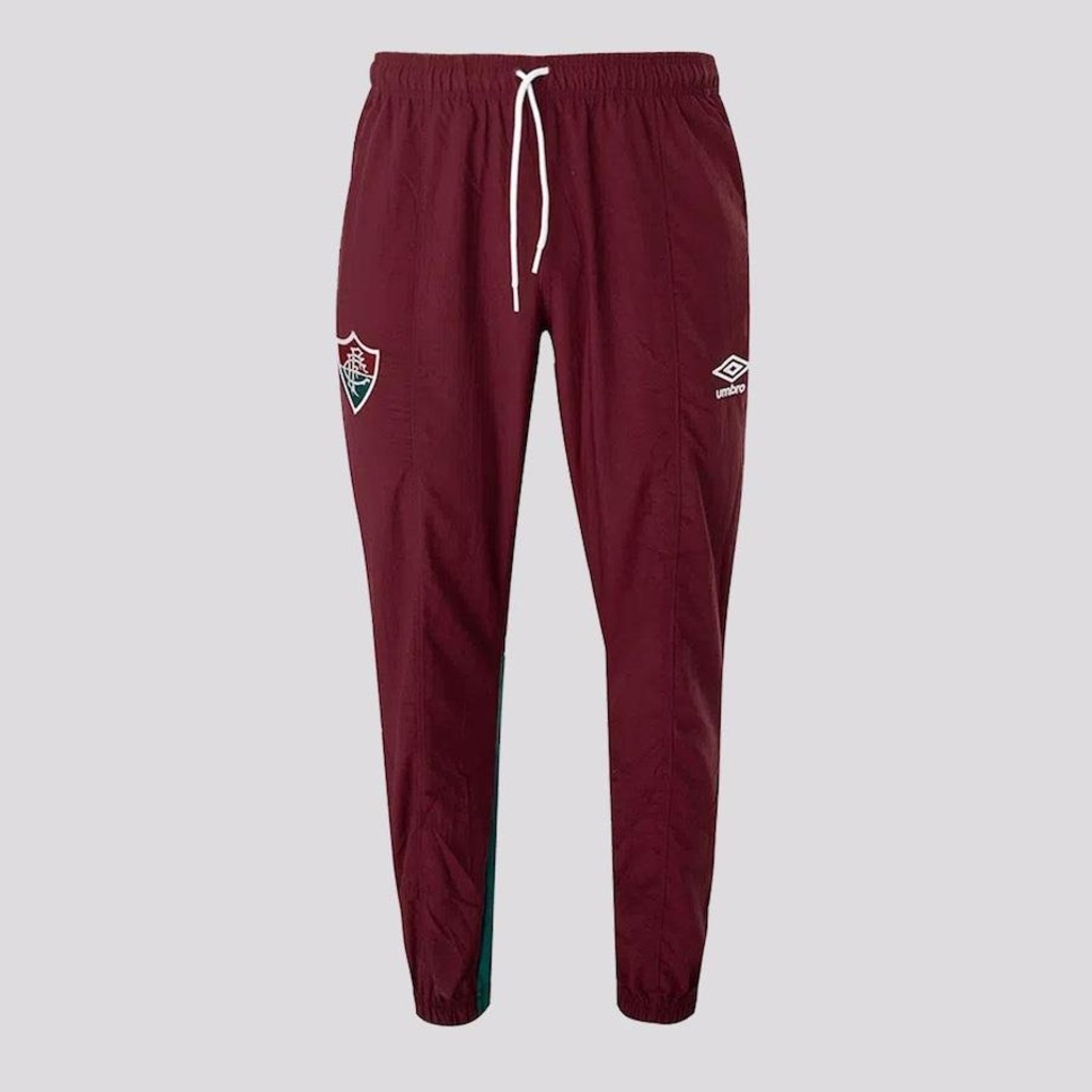 Calça do Fluminense Viagem 2023 Grená Umbro - Masculina - Foto 1