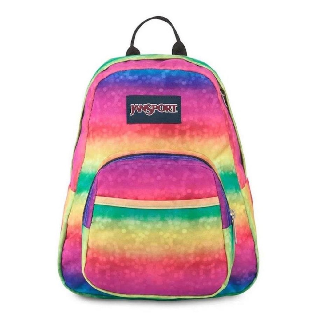 Mochila Mini JanSport Half Pint Rainbow - 10,5 Litros