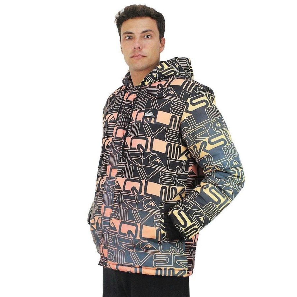 Jaqueta com Capuz Quiksilver Puff World Block - Masculina