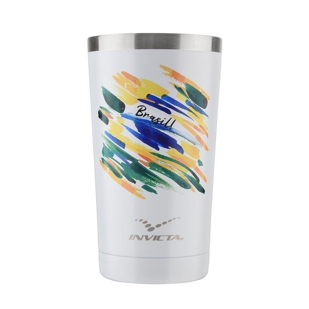 Copo Térmico Invicta Estampado - 500ml - Foto 1