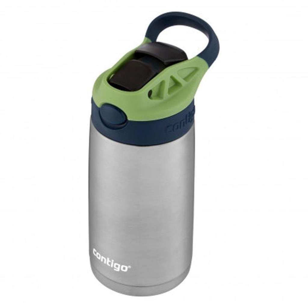 Garrafa Térmica Contigo Autospout Kids Verde Inox - 384ml