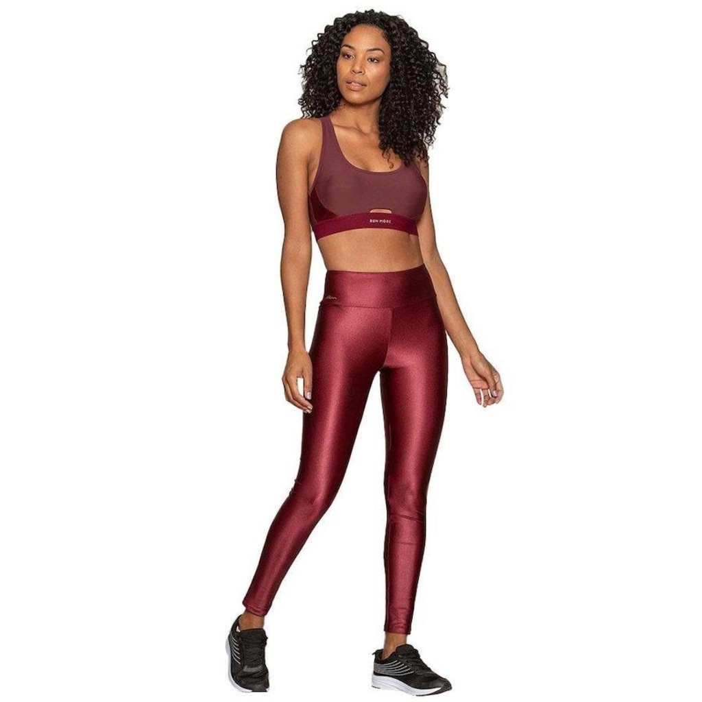 Imagem 3 do produto Calça Legging Run More Power Cetim - Feminina