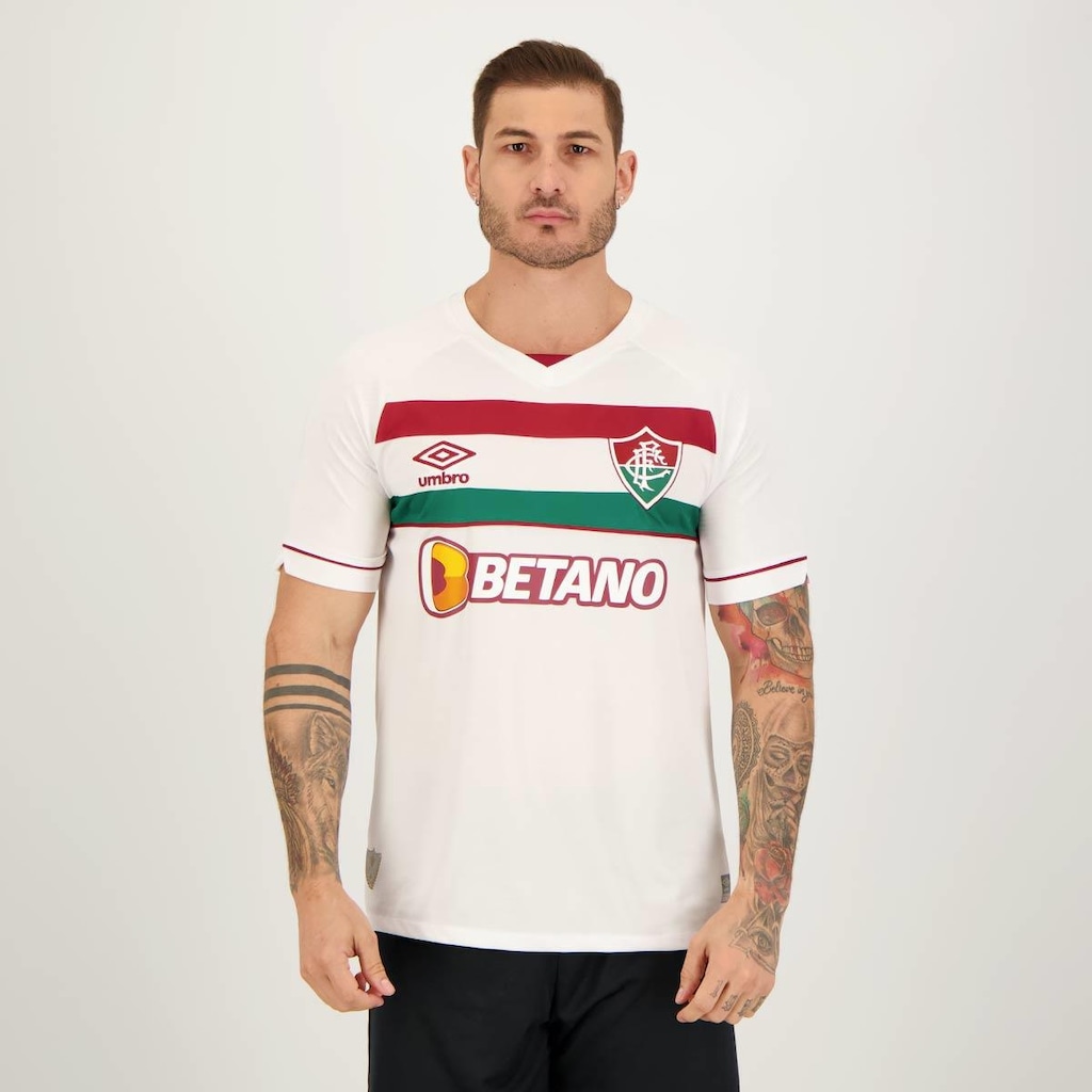 Camisa do Fluminense Ii 2023 com Número Umbro - Masculina