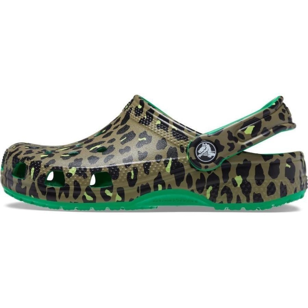 Imagem 3 do produto Sandália Crocs Classic Far Out Clog K Grass - Infantil