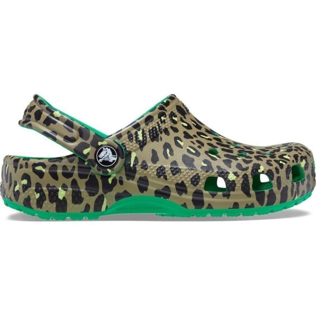 Imagem 1 do produto Sandália Crocs Classic Far Out Clog K Grass - Infantil