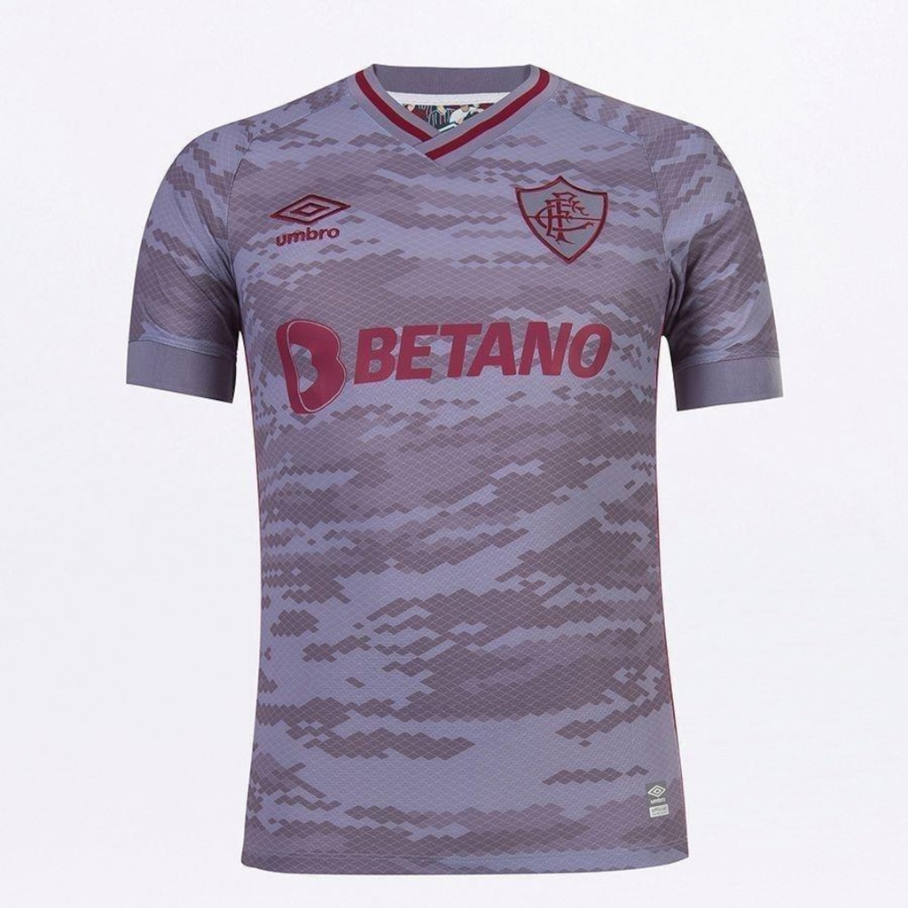 Camisa do Fluminense III 2021 Umbro Classic - Masculina - Foto 1