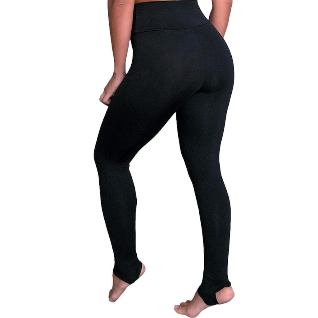 Imagem 2 do produto Calça Legging MVB Modas Pezinho Suplex Cintura Alta - Feminina
