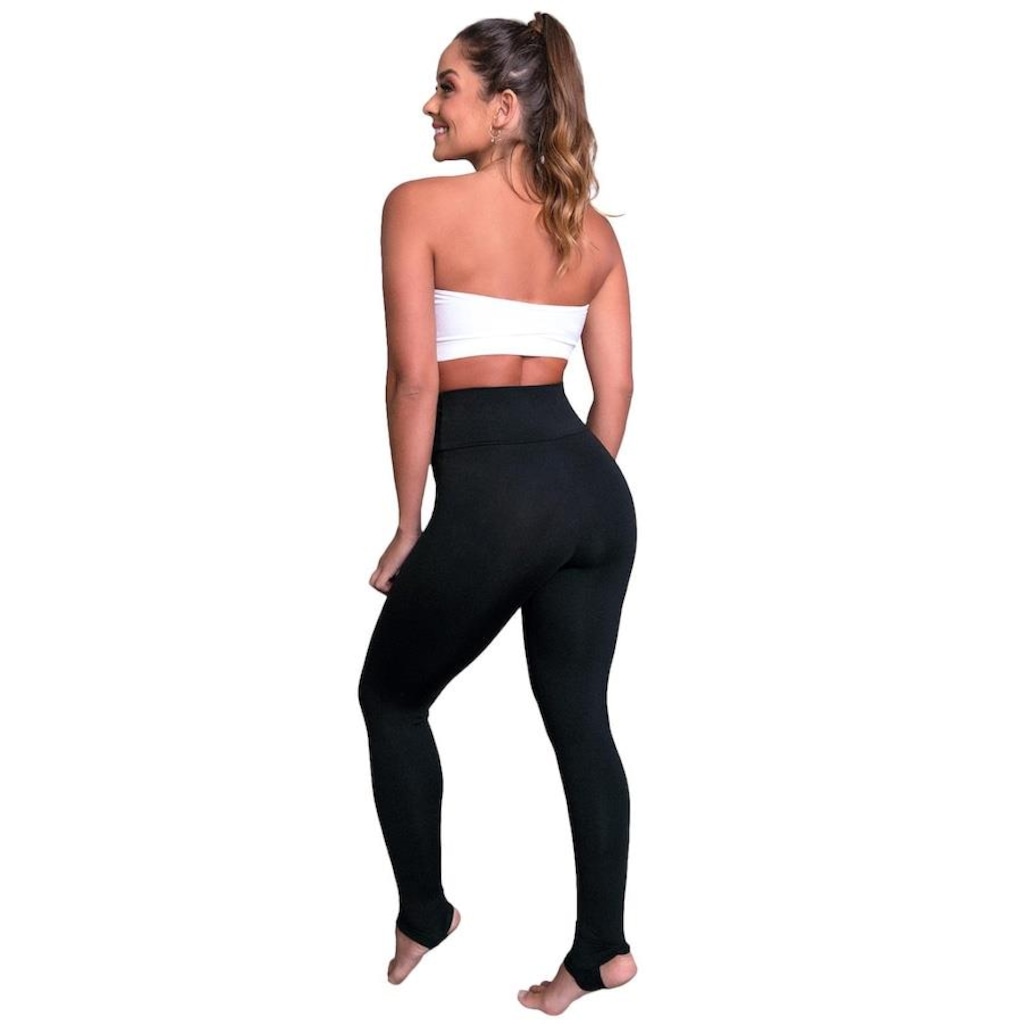 Imagem 4 do produto Calça Legging MVB Modas Pezinho Suplex Cintura Alta - Feminina