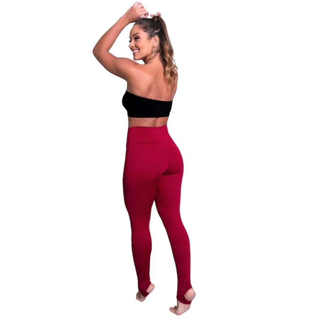 Imagem 4 do produto Calça Legging MVB Modas Pezinho Suplex Cintura Alta - Feminina