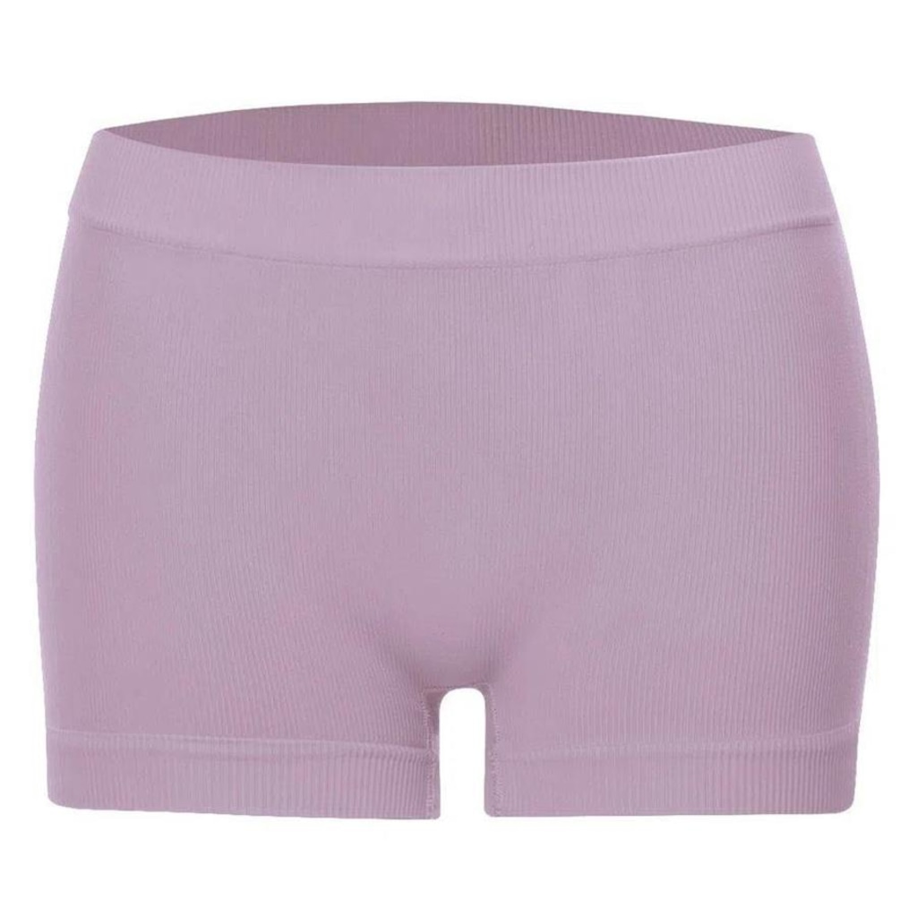 Calcinha Boyshort She Microfibra Canelada sem Costura - Feminina