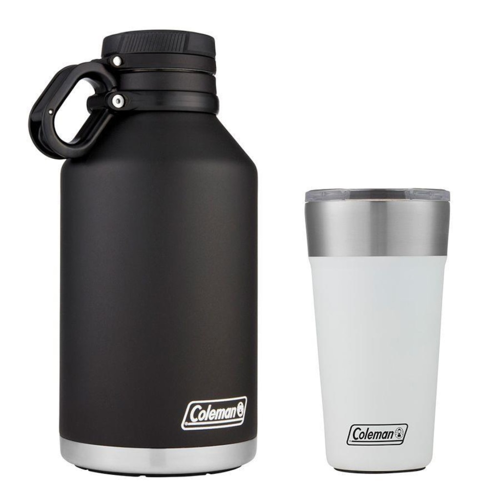 Kit Coleman com Growler e Copo Térmico com Tampa - 600ml