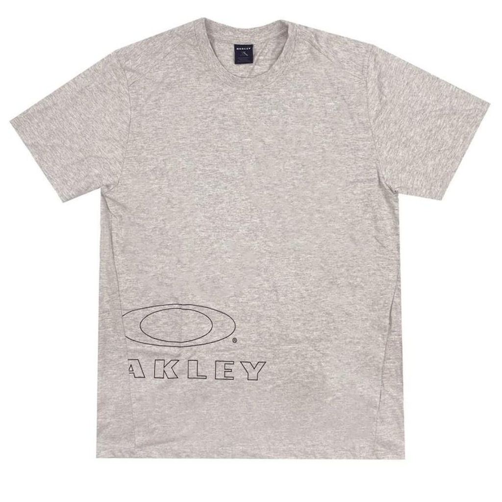 Camiseta Oakley Collegiate Big Ellipse Bone - Masculina