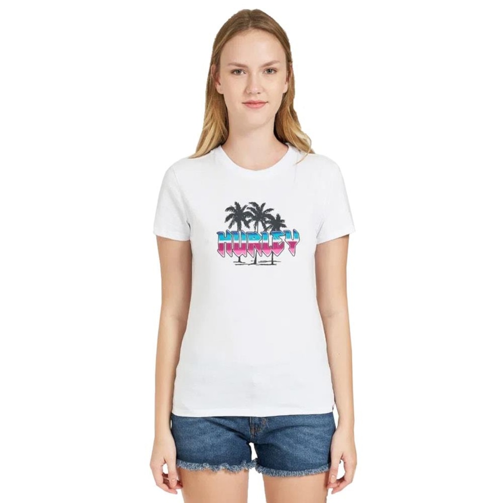 Camiseta Hurley Boyfried - Feminina