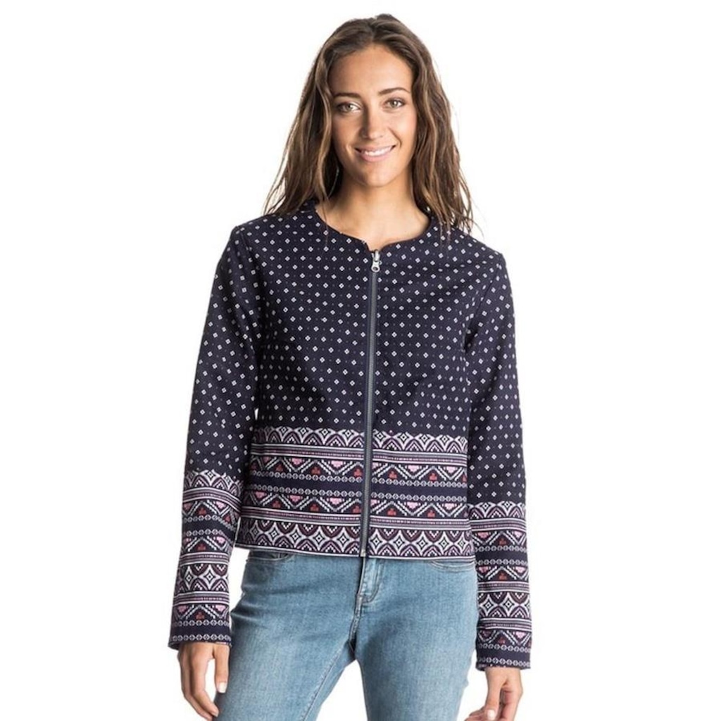 Jaqueta sem Capuz Roxy Boho Chick Dupla Face - Feminina