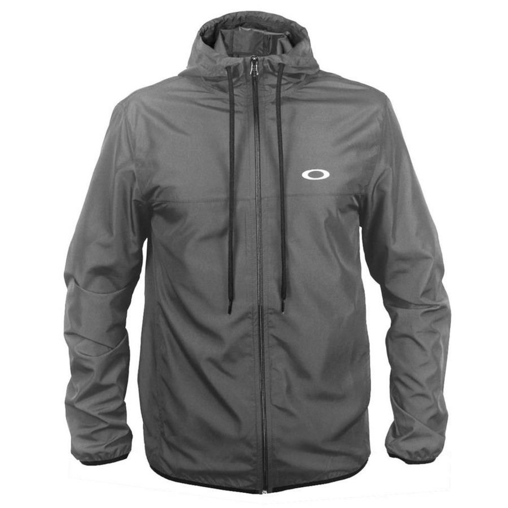 Jaqueta Corta Vento com Capuz Oakley Windbreaker - Masculina - Foto 1