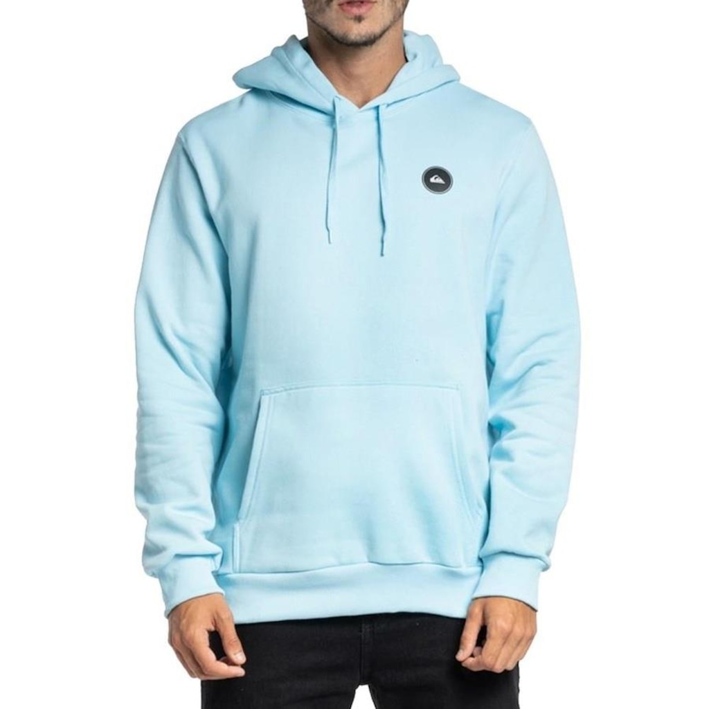 Blusão de Moletom com Capuz Quiksilver Canguru Transfer Round - Masculino