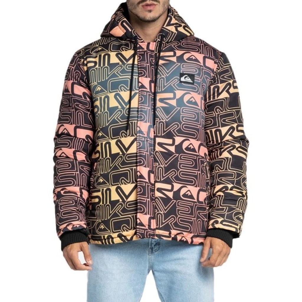 Imagem 2 do produto Jaqueta com Capuz Quiksilver Puff World Block WT23 - Masculina