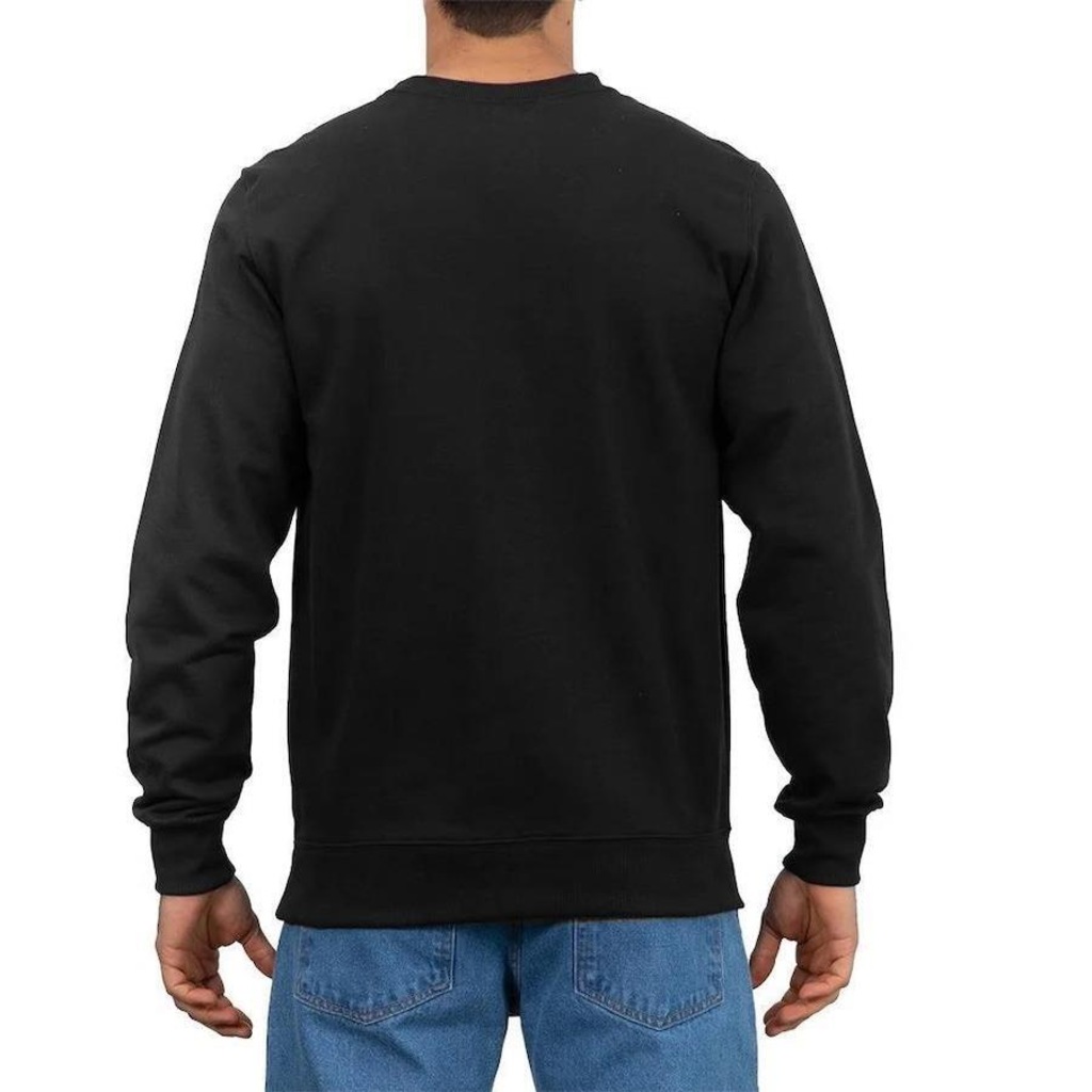 Imagem 2 do produto Blusão de Moletom sem Capuz RVCA Hawaiian Hex WT23 Masculino Preto