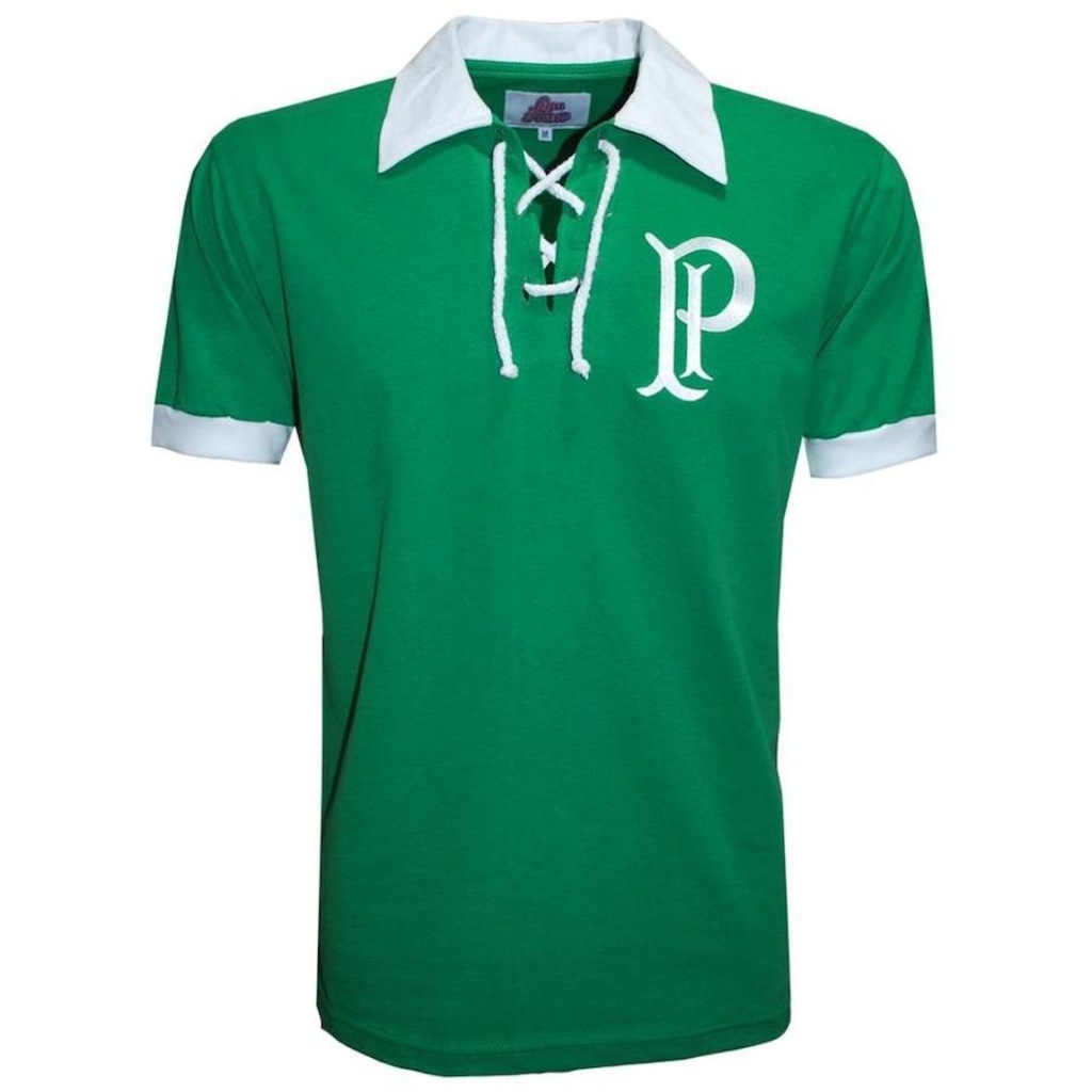 Camisa Liga Retrô Palmeiras Palestra Italia 1914-1915 - Masculina - Foto 1
