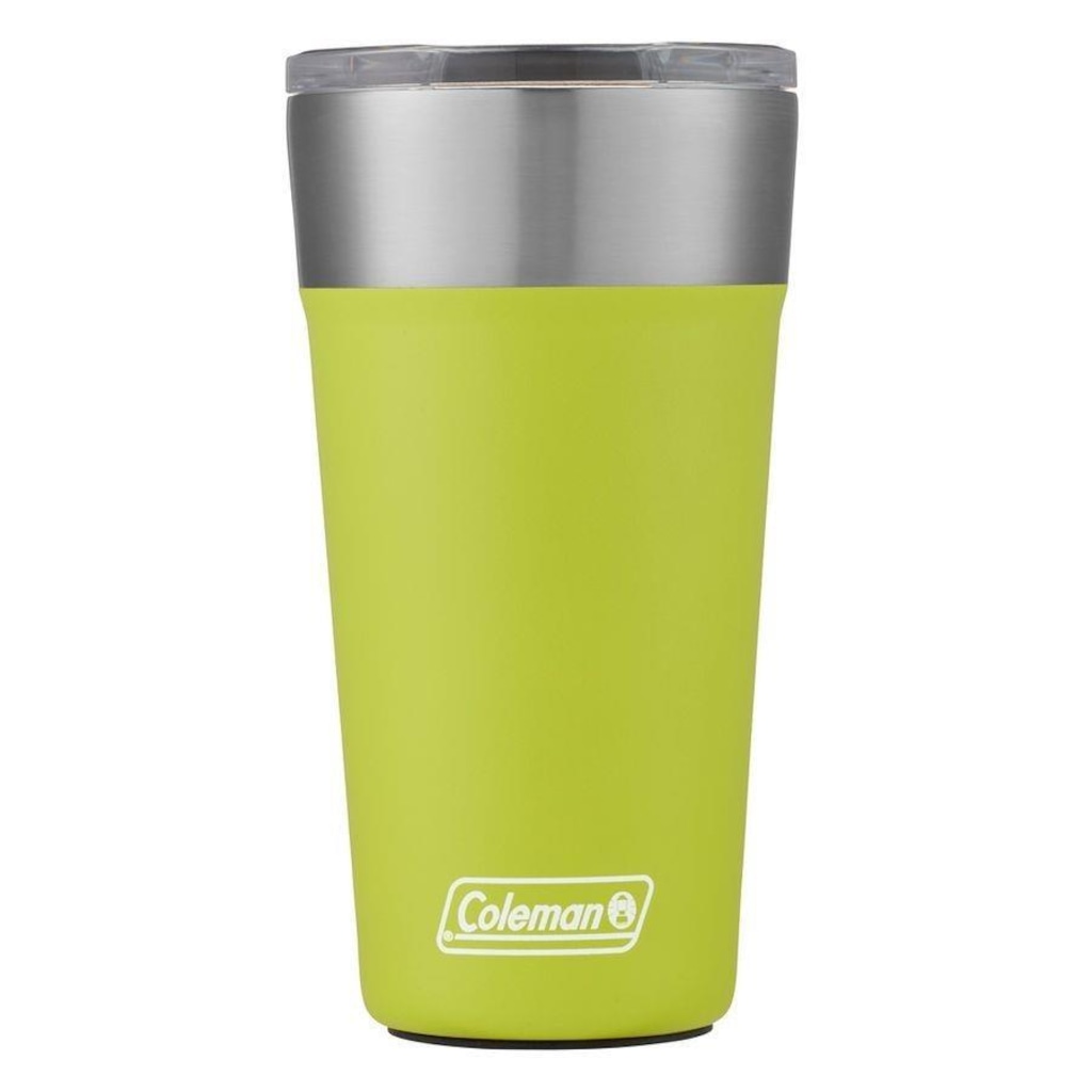 Imagem 2 do produto Kit de Copos Térmico Coleman com Tampa - 600ml - 6 Unds Light Green
