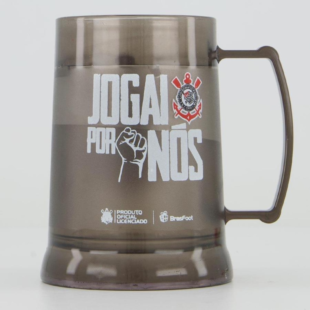 Caneca Gel Corinthians Jogai Por Nós - 320ml