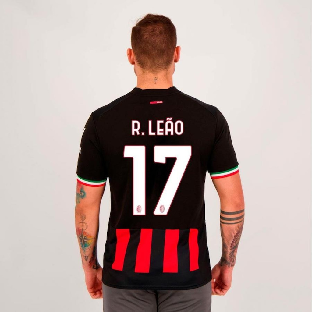 Camisa Milan Home 2023 R. Leão 17 Puma - Masculina | Centauro