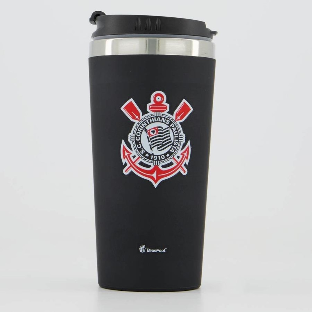 Copo Térmico do Corinthians Futfanatics - 450 ml - Foto 1