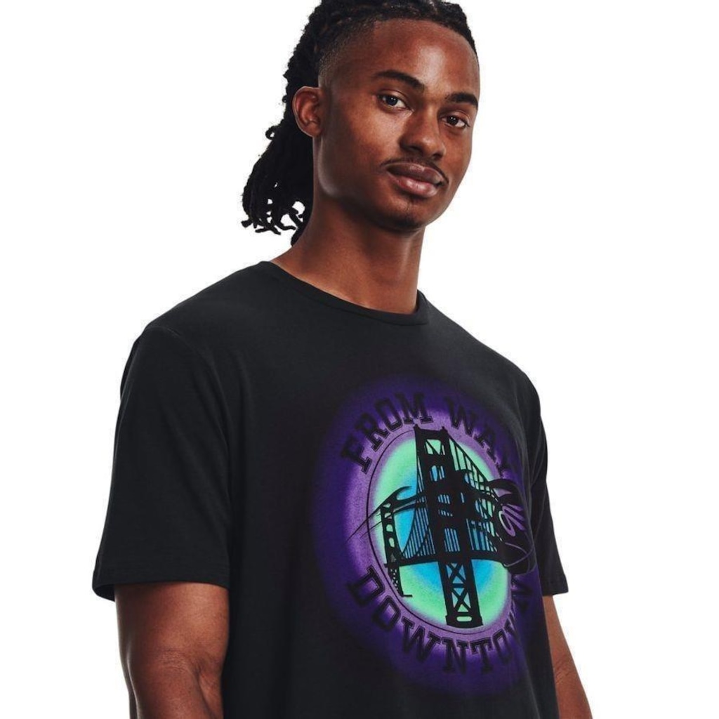 Camiseta Under Armour Curry Lights - Masculina - Foto 1