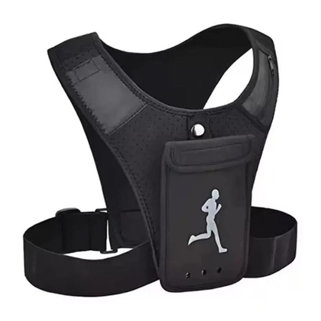 Colete Esportivo SML com Suporte De Celular E Bolsos - Foto 1